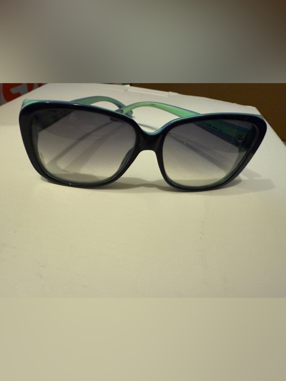 Marc by Marc Jacobs Sunglasses Green Gradient Oversized Chic Frames - Picture 6 of 9
